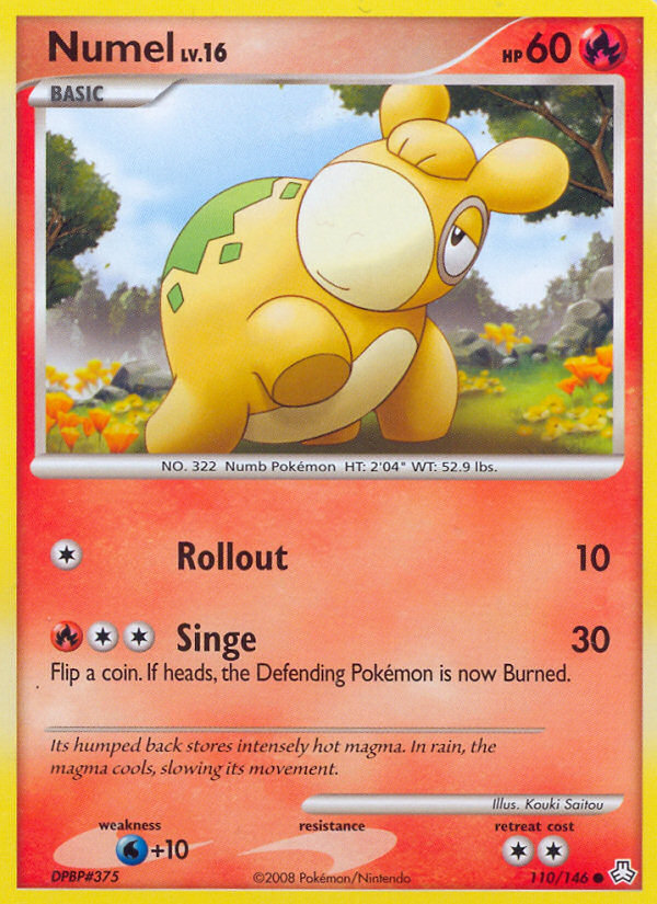 Numel (110/146) [Diamond & Pearl: Legends Awakened] | Good Games Cannington