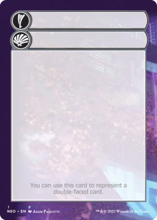 Helper Card (1/9) [Kamigawa: Neon Dynasty Tokens] | Good Games Cannington