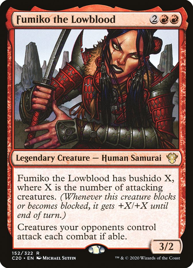 Fumiko the Lowblood [Commander 2020] | Good Games Cannington