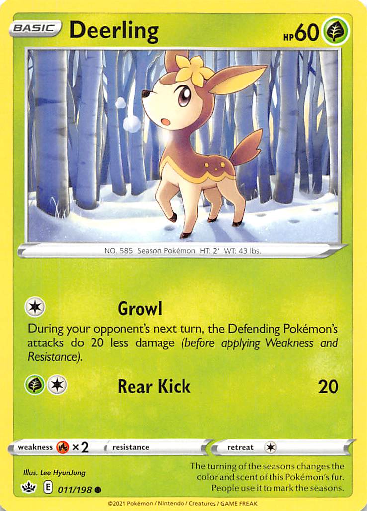 Deerling (011/198) [Sword & Shield: Chilling Reign] | Good Games Cannington