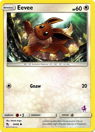 Eevee (49/68) (Mewtwo Deck) [Battle Academy 2020] | Good Games Cannington