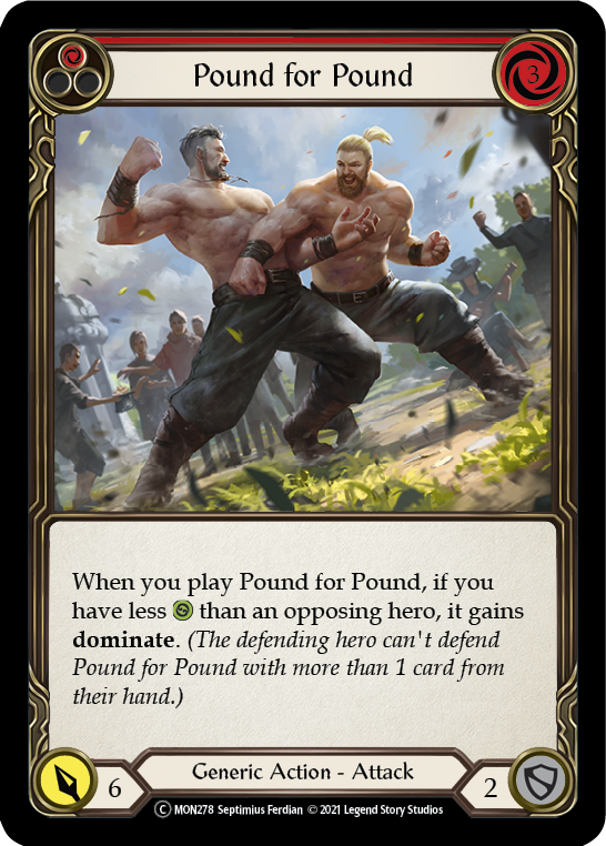 Pound for Pound (Red) [U-MON278] Unlimited Normal | Good Games Cannington