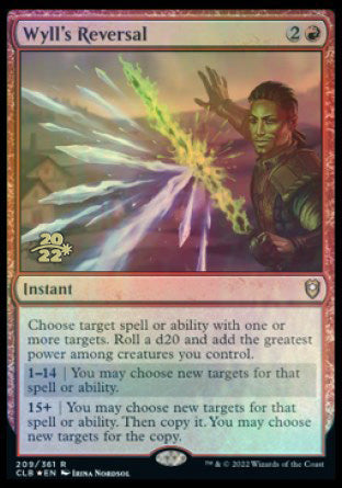 Wyll's Reversal [Commander Legends: Battle for Baldur's Gate Prerelease Promos] | Good Games Cannington