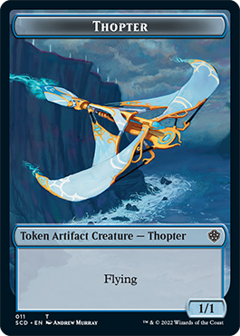 Bird // Thopter Double-Sided Token [Starter Commander Decks] | Good Games Cannington