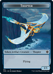 Bird // Thopter Double-Sided Token [Starter Commander Decks] | Good Games Cannington