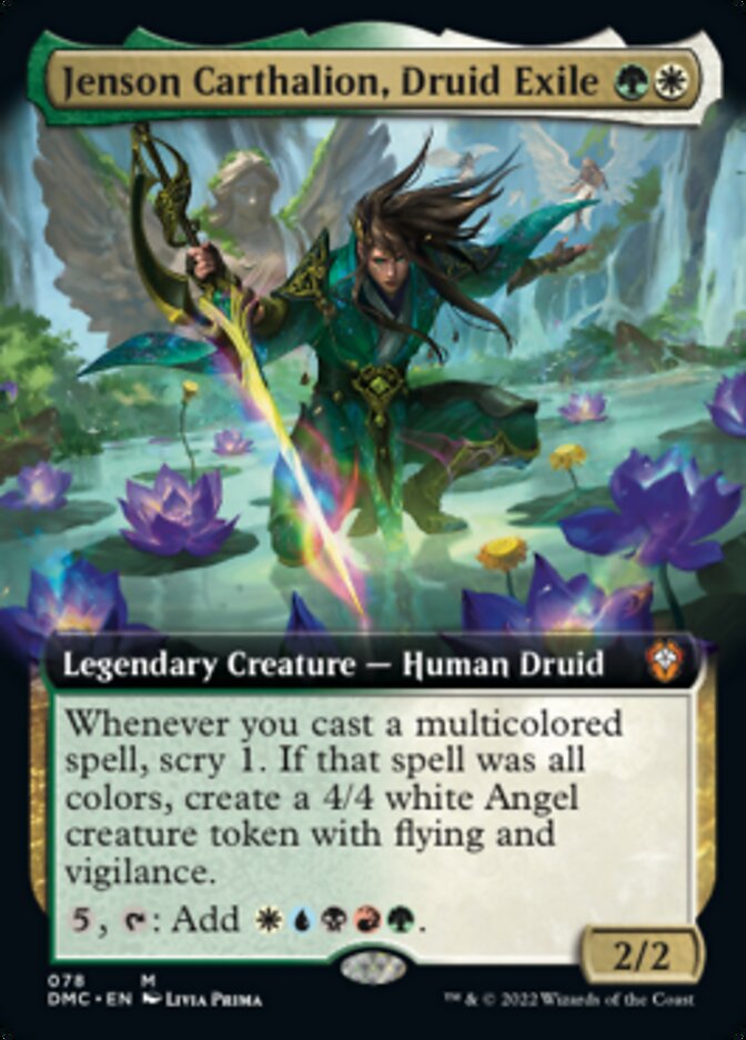 Jenson Carthalion, Druid Exile (Extended) [Dominaria United Commander] | Good Games Cannington