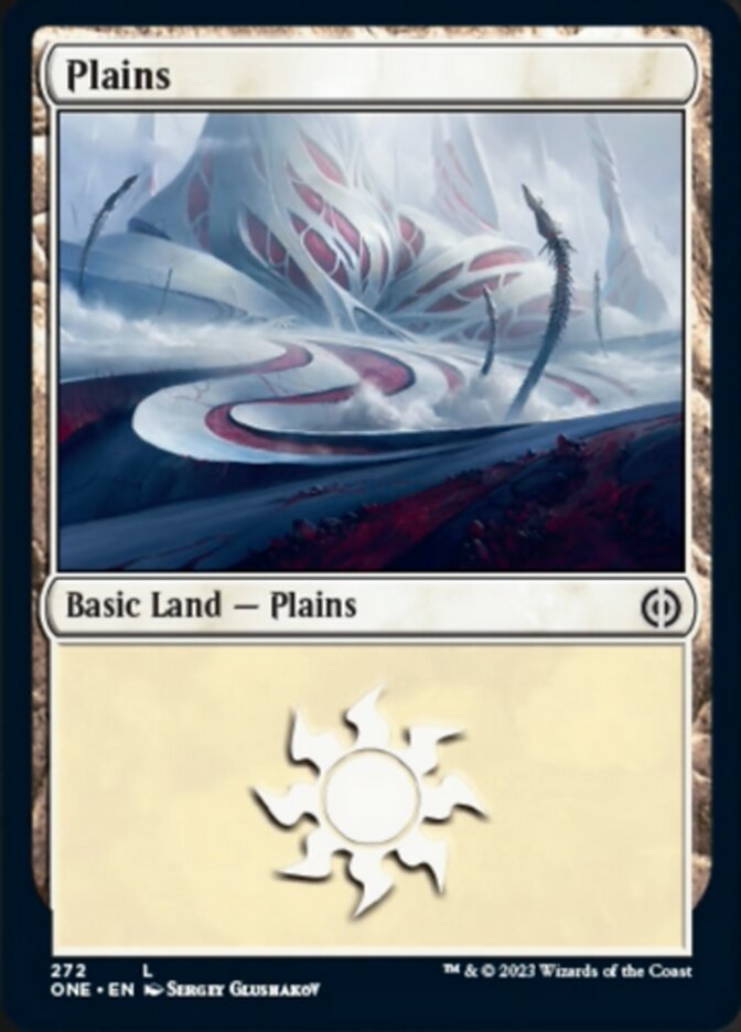Plains (272) [Phyrexia: All Will Be One] | Good Games Cannington