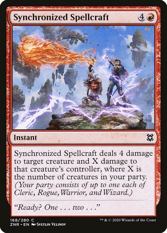 Synchronized Spellcraft [Zendikar Rising] | Good Games Cannington