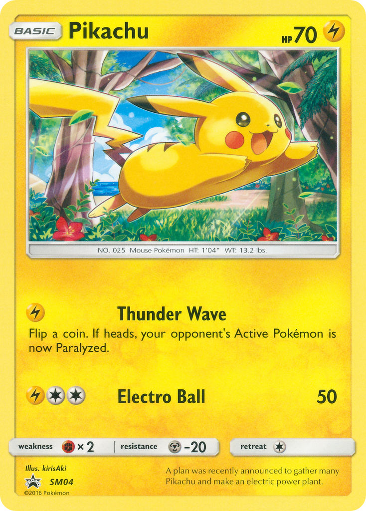 Pikachu (SM04) (Target Non Holo) [Sun & Moon: Black Star Promos] | Good Games Cannington