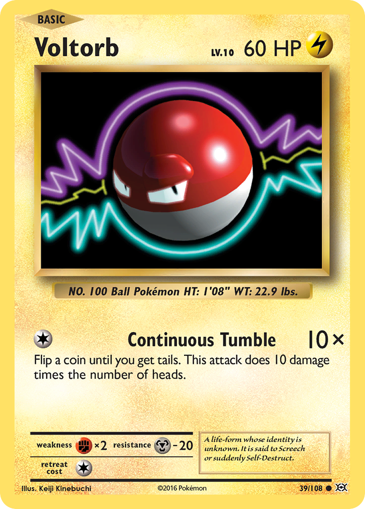 Voltorb (39/108) [XY: Evolutions] | Good Games Cannington