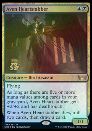 Aven Heartstabber [Streets of New Capenna Prerelease Promos] | Good Games Cannington