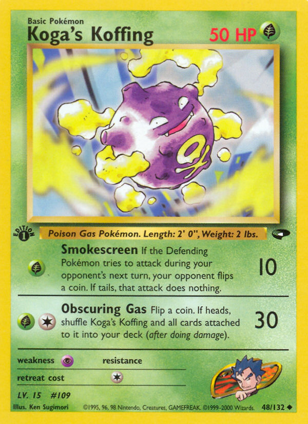 Koga's Koffing (48/132) [Gym Challenge 1st Edition] | Good Games Cannington