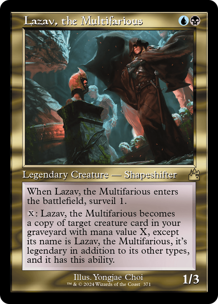 Lazav, the Multifarious (Retro Frame) [Ravnica Remastered] | Good Games Cannington