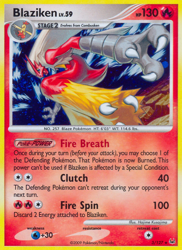 Blaziken (3/127) [Platinum: Base Set] | Good Games Cannington