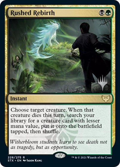 Rushed Rebirth (Promo Pack) [Strixhaven: School of Mages Promos] | Good Games Cannington