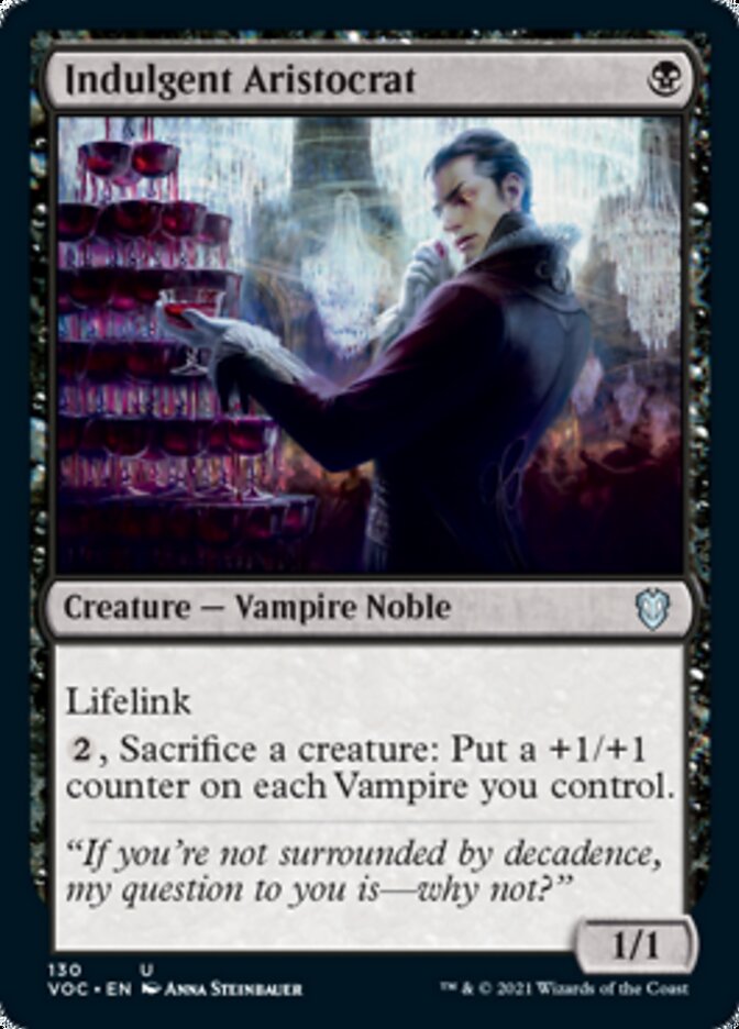 Indulgent Aristocrat [Innistrad: Crimson Vow Commander] | Good Games Cannington