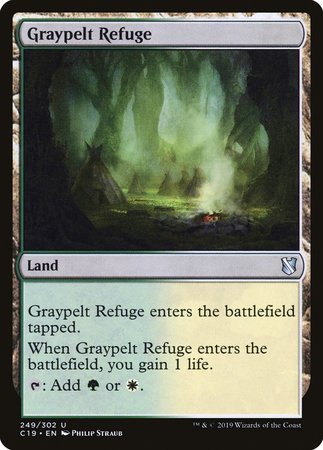 Graypelt Refuge [Commander 2019] | Good Games Cannington