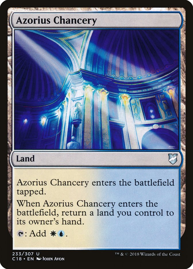 Azorius Chancery [Commander 2018] | Good Games Cannington
