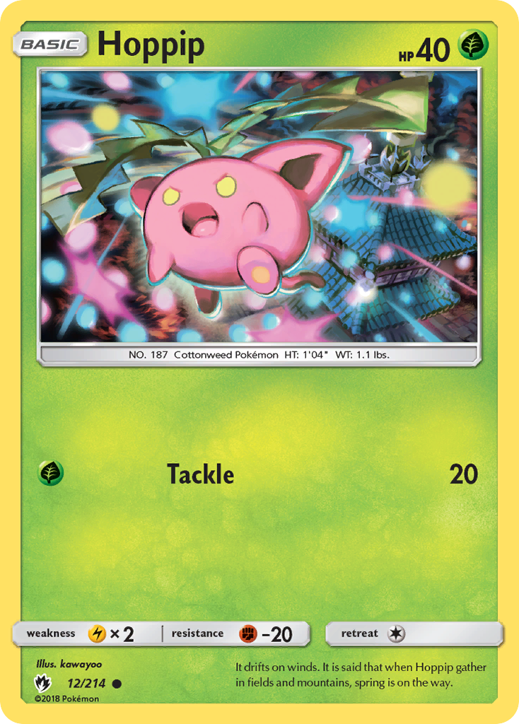 Hoppip (12/214) [Sun & Moon: Lost Thunder] | Good Games Cannington