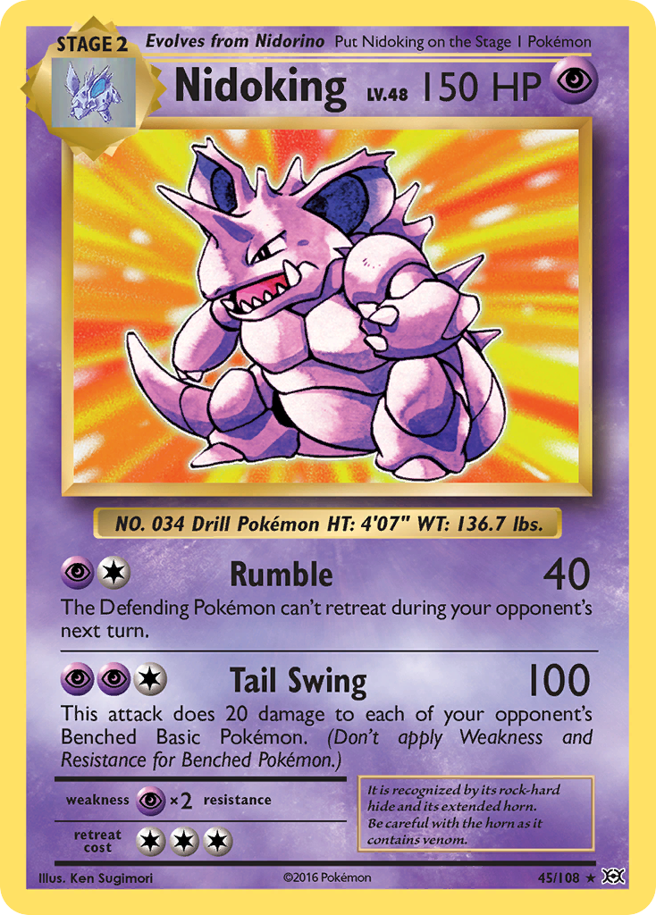 Nidoking (45/108) [XY: Evolutions] | Good Games Cannington