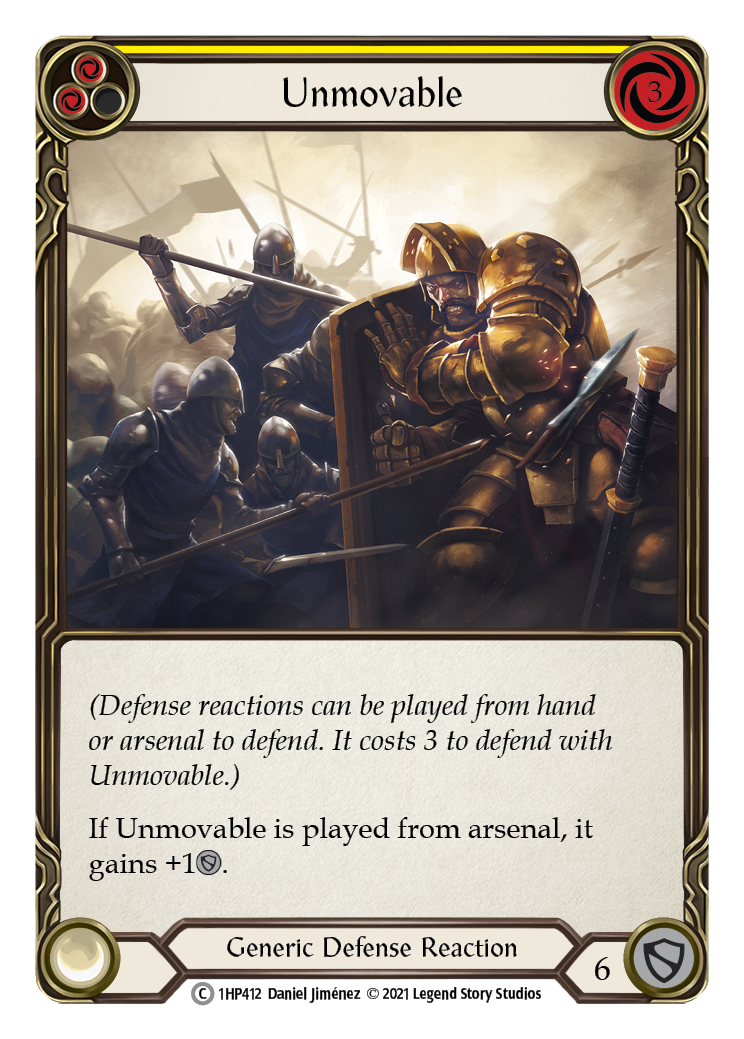 Unmovable (Yellow) [1HP412] | Good Games Cannington