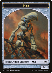 Myr // Thopter Double-Sided Token [Phyrexia: All Will Be One Commander Tokens] | Good Games Cannington