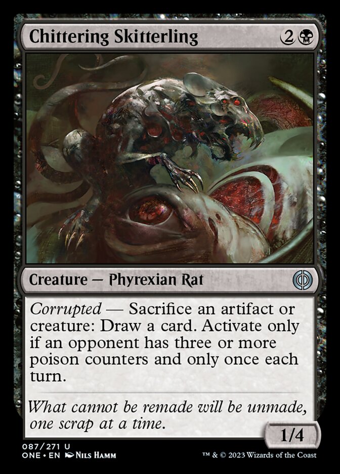 Chittering Skitterling [Phyrexia: All Will Be One] | Good Games Cannington