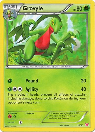 Grovyle (18/30) [XY: Trainer Kit 2 - Latias] | Good Games Cannington