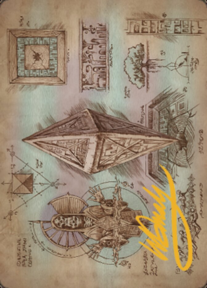 Keening Stone Art Card (Gold-Stamped Signature) [The Brothers' War Art Series] | Good Games Cannington
