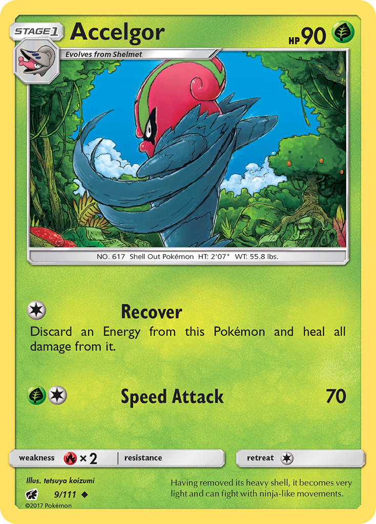 Accelgor (9/111) [Sun & Moon: Crimson Invasion] | Good Games Cannington
