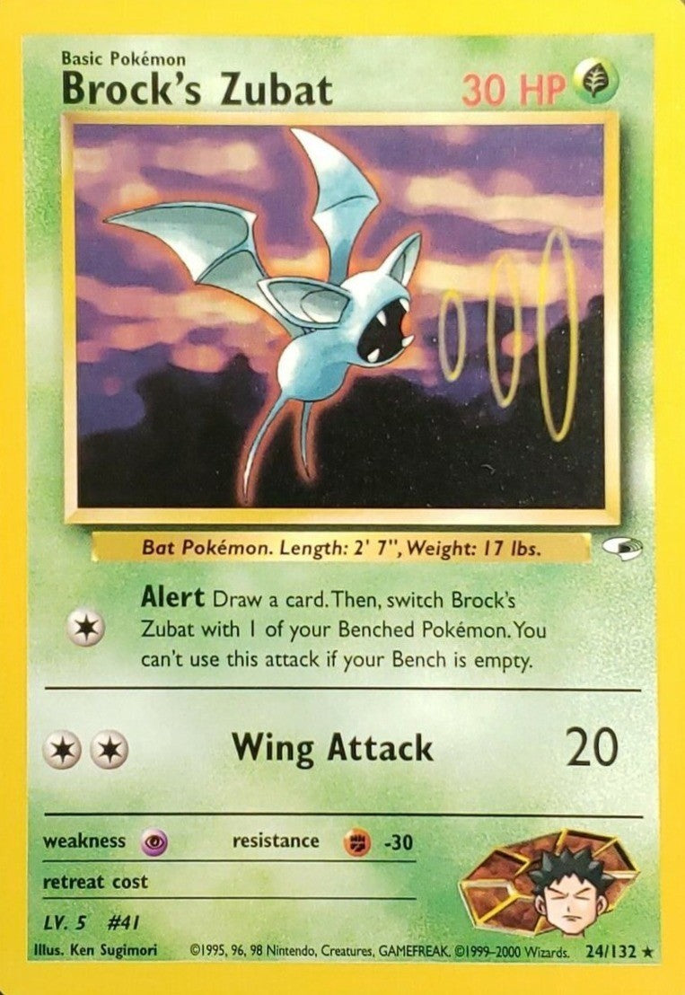 Brock's Zubat (24/132) [Gym Heroes Unlimited] | Good Games Cannington