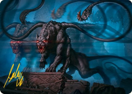 Displacer Beast Art Card (Gold-Stamped Signature) [Dungeons & Dragons: Adventures in the Forgotten Realms Art Series] | Good Games Cannington