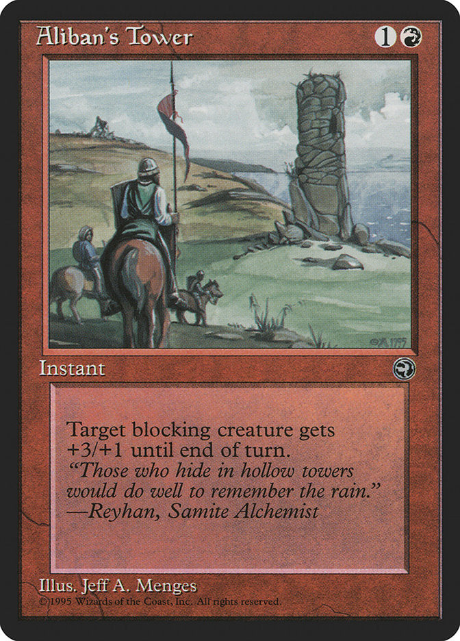Aliban's Tower (Reyhan Flavor Text) [Homelands] | Good Games Cannington
