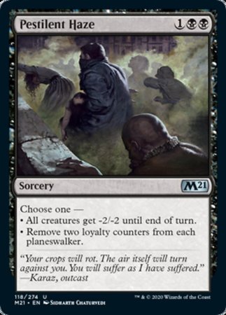 Pestilent Haze [Core Set 2021] | Good Games Cannington