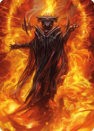 Sauron, the Dark Lord Art Card [The Lord of the Rings: Tales of Middle-earth Art Series] | Good Games Cannington