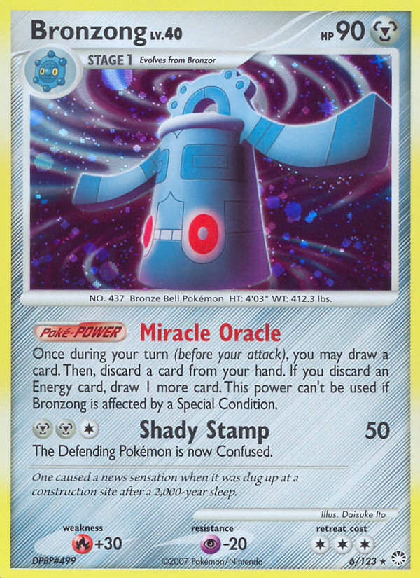 Bronzong (6/123) [Diamond & Pearl: Mysterious Treasures] | Good Games Cannington