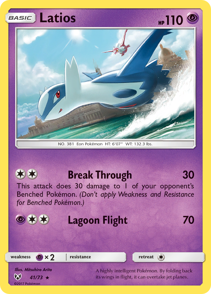Latios (41/73) [Sun & Moon: Shining Legends] | Good Games Cannington