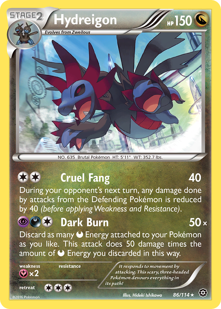 Hydreigon (86/114) [XY: Steam Siege] | Good Games Cannington