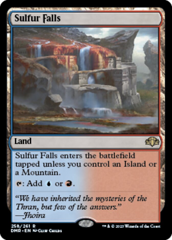 Sulfur Falls [Dominaria Remastered] | Good Games Cannington