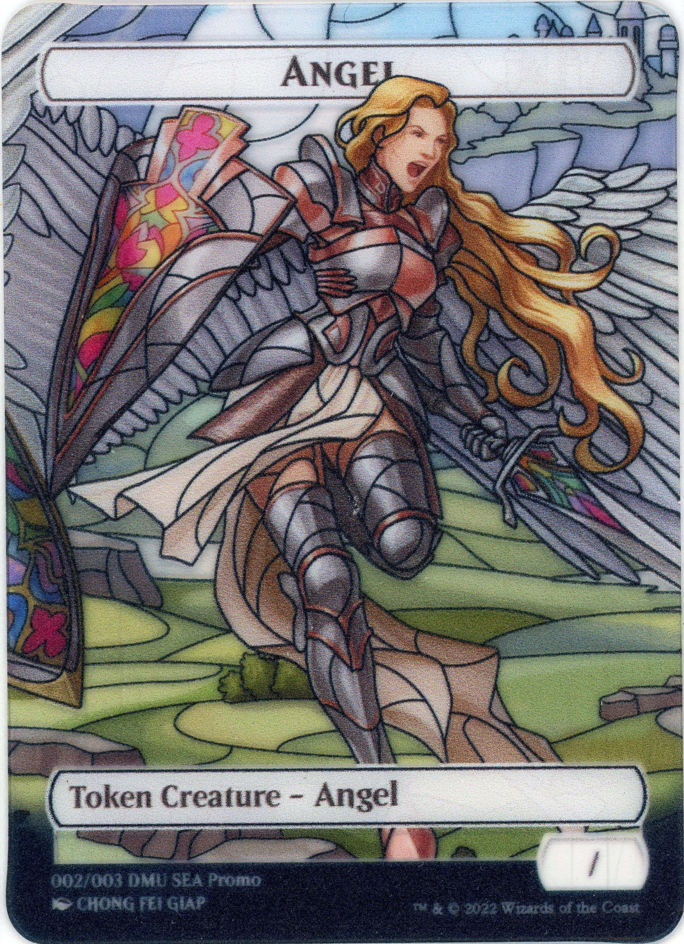 Angel Token (SEA Exclusive) [Dominaria United Tokens] | Good Games Cannington
