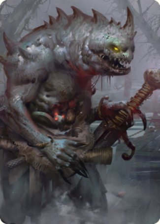 Gray Slaad Art Card [Commander Legends: Battle for Baldur's Gate Art Series] | Good Games Cannington