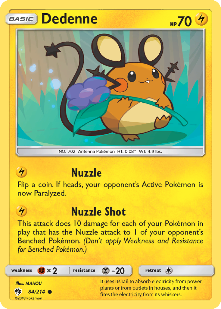 Dedenne (84/214) [Sun & Moon: Lost Thunder] | Good Games Cannington