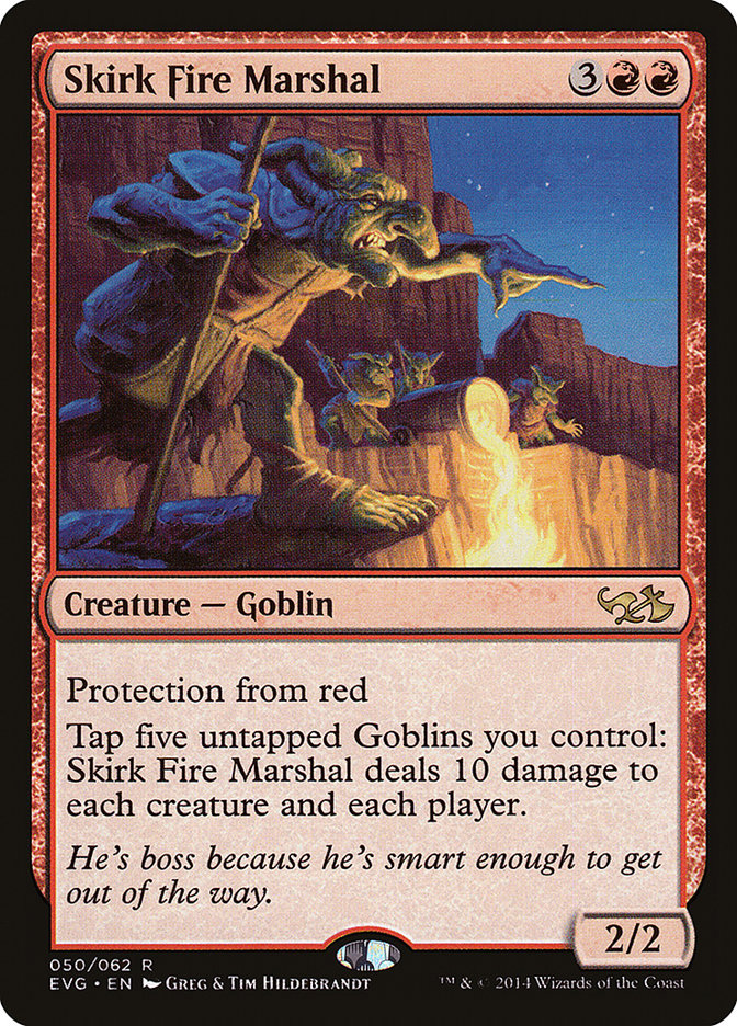Skirk Fire Marshal (Elves vs. Goblins) [Duel Decks Anthology] | Good Games Cannington