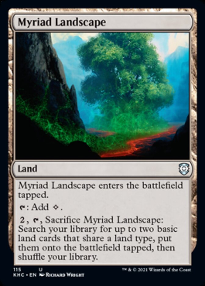 Myriad Landscape [Kaldheim Commander] | Good Games Cannington