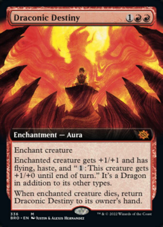 Draconic Destiny (Extended Art) [The Brothers' War] | Good Games Cannington