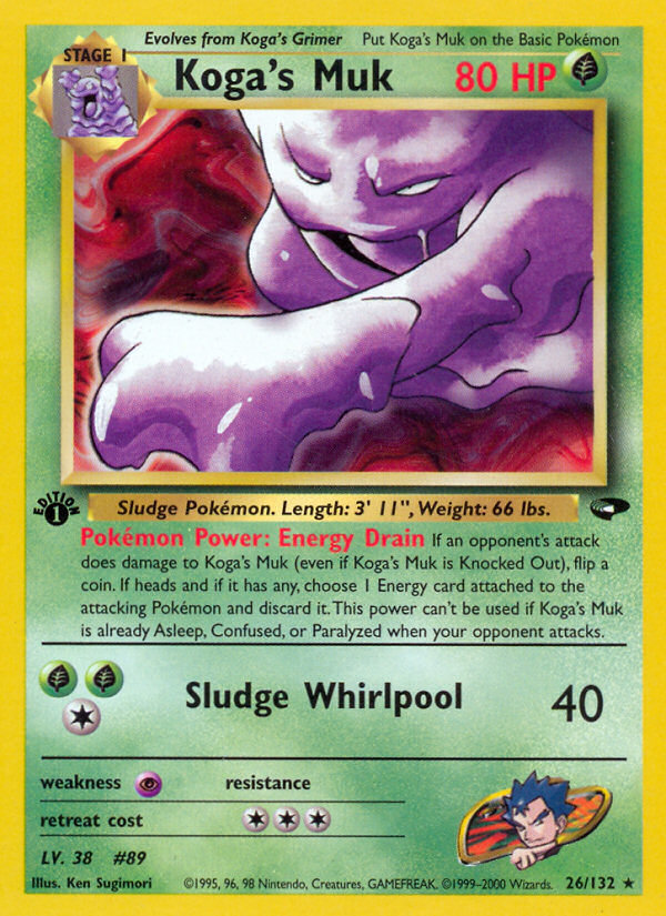 Koga's Muk (26/132) [Gym Challenge 1st Edition] | Good Games Cannington