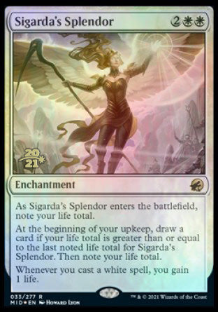Sigarda's Splendor [Innistrad: Midnight Hunt Prerelease Promos] | Good Games Cannington