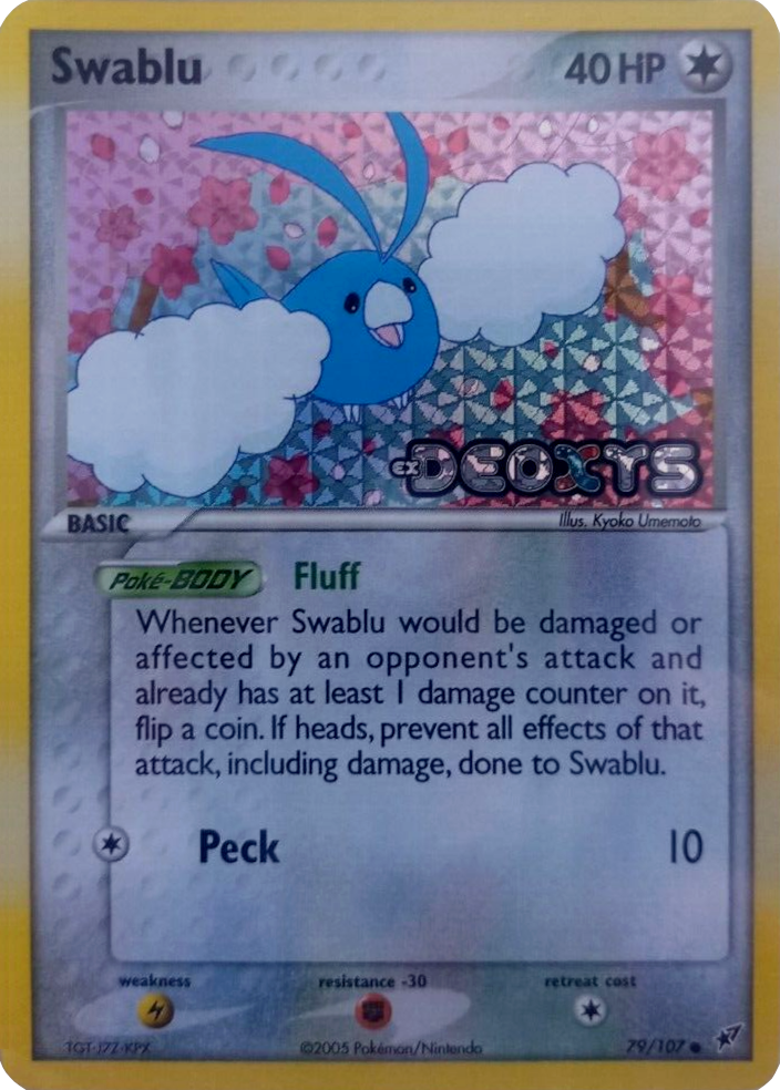 Swablu (79/107) (Stamped) [EX: Deoxys] | Good Games Cannington