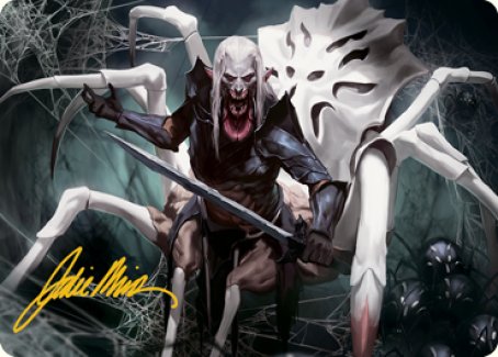 Drider Art Card (Gold-Stamped Signature) [Dungeons & Dragons: Adventures in the Forgotten Realms Art Series] | Good Games Cannington