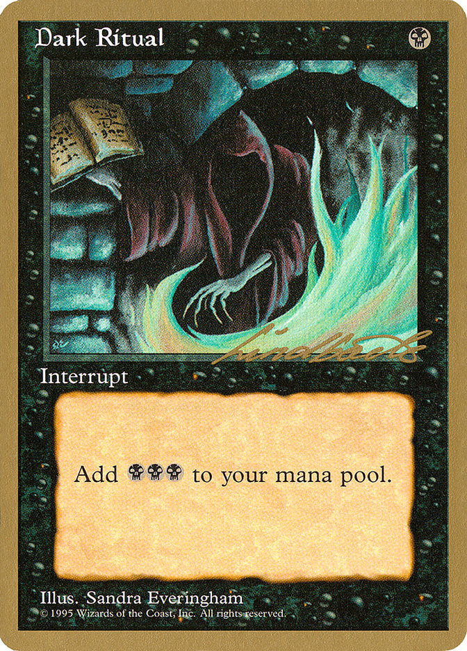 Dark Ritual (Leon Lindback) [Pro Tour Collector Set] | Good Games Cannington
